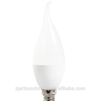 E14/E27 Quality Plastic +Aluminum LED candle bulb