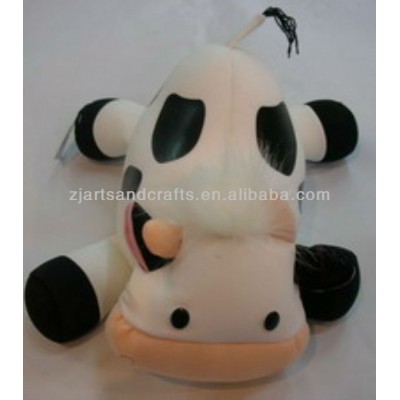 Microbeads stuffing toys soft bean toy cow