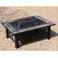 Outdoor Garden Tile Top BBQ Fire Pit