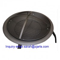 Round Folding Camping BBQ Fire Pit