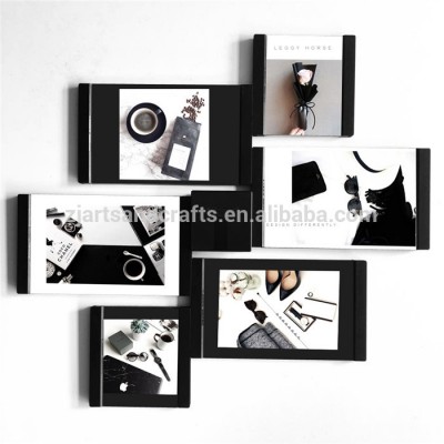 Flexible leather magic Free combination arts photo frame